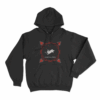 Bunny and Heart Hoodie Black