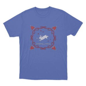 Bunny and Heart T Shirt Blue