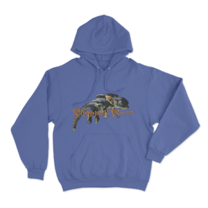 Dinosaur Logo Hoodie Blue