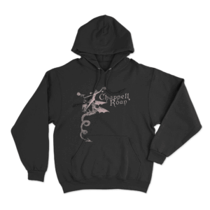 Fairy and Dragon Hoodie Black