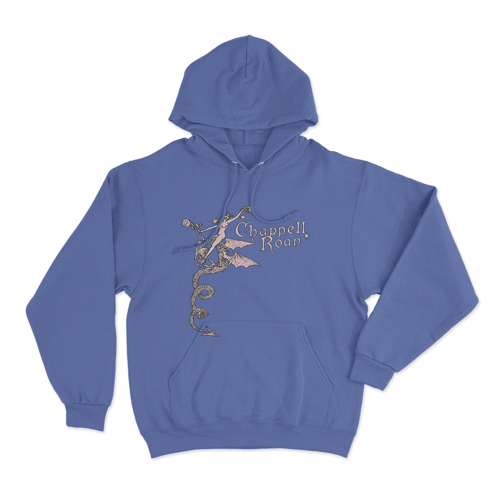 Fairy and Dragon Hoodie Blue Fairy and Dragon Hoodie Blue