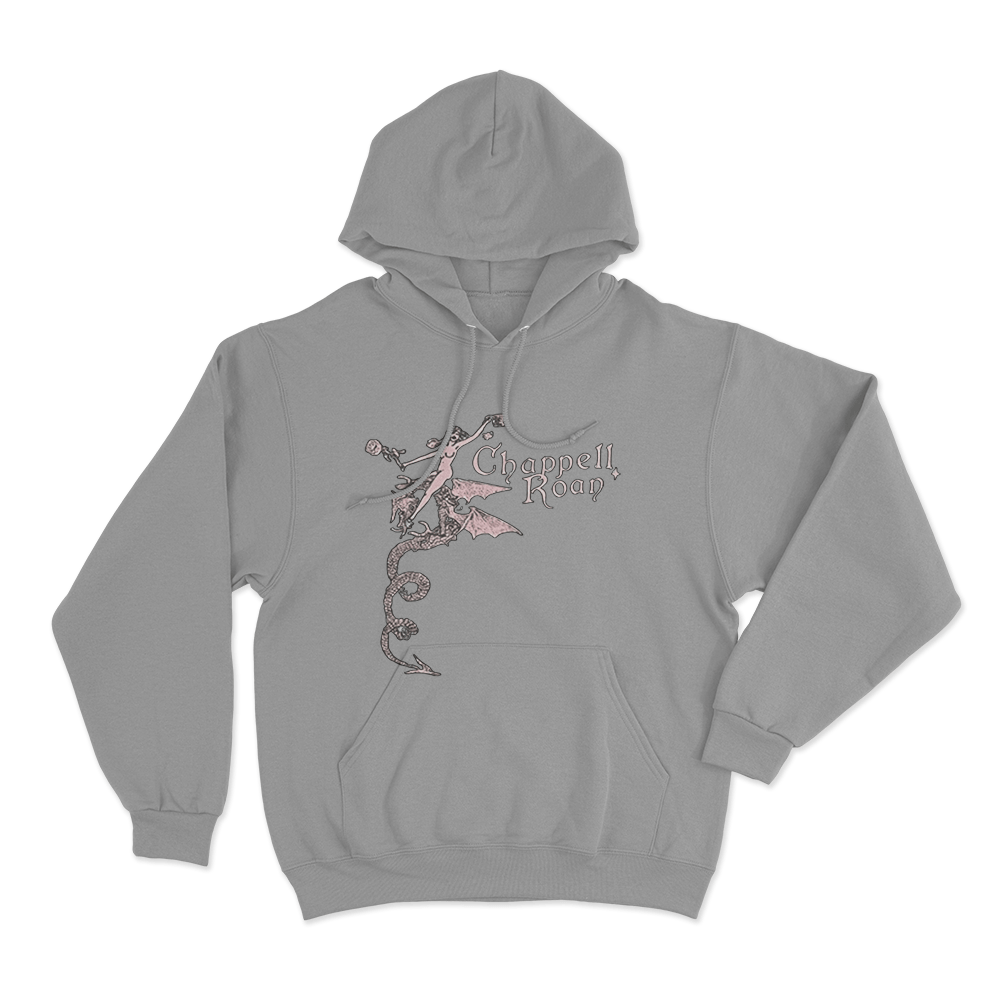 Fairy and Dragon Hoodie Grey Fairy and Dragon Hoodie Grey