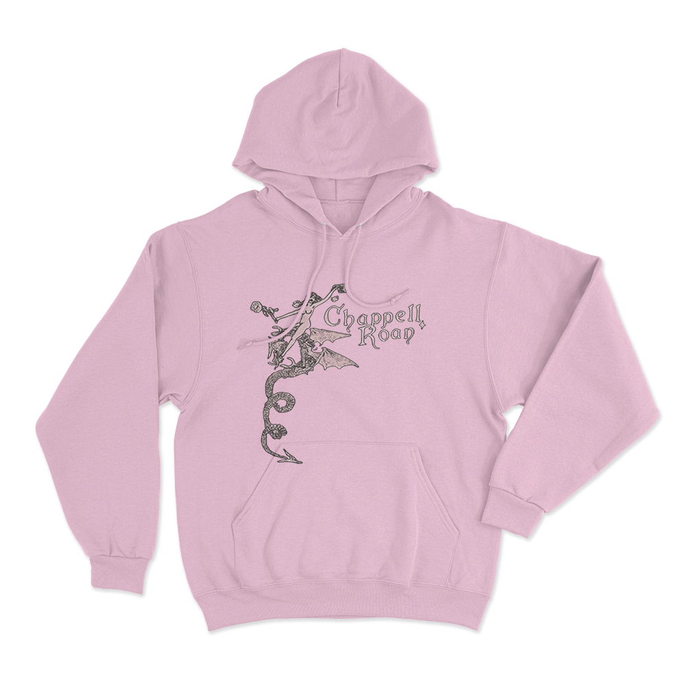 Fairy and Dragon Hoodie Pink Fairy and Dragon Hoodie Pink