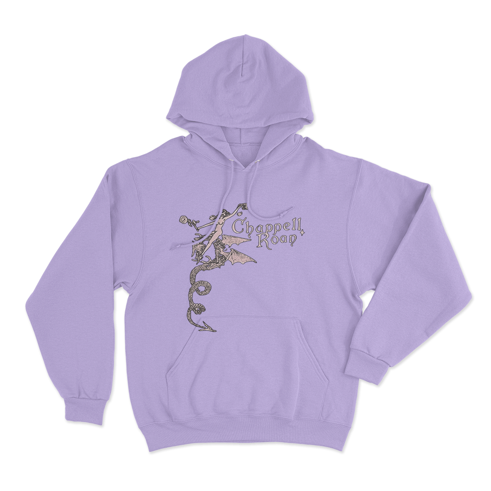 Fairy and Dragon Hoodie Purple Fairy and Dragon Hoodie Purple