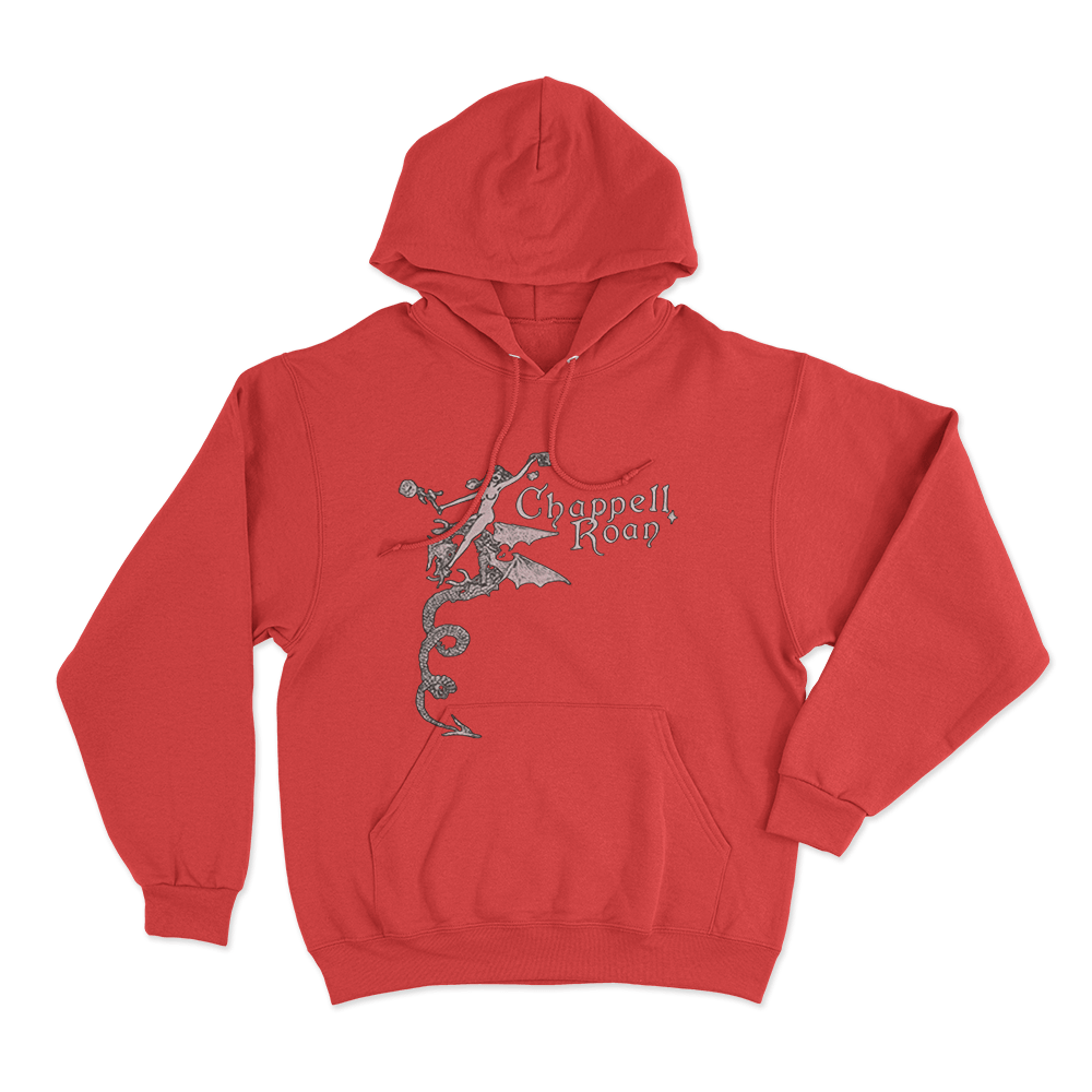Fairy and Dragon Hoodie Red Fairy and Dragon Hoodie Red
