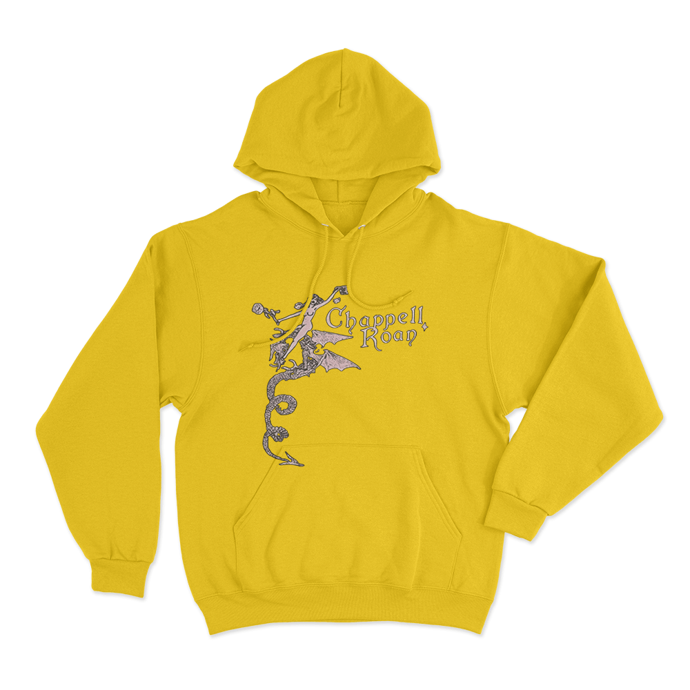 Fairy and Dragon Hoodie Yellow Fairy and Dragon Hoodie Yellow