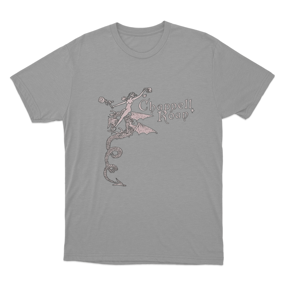 Fairy and Dragon T Shirt Grey Fairy and Dragon T Shirt Grey