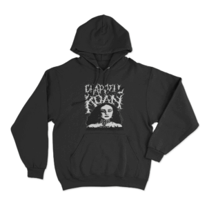 Goth Portrait Hoodie Black