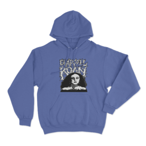 Goth Portrait Hoodie Blue