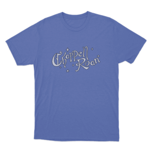 Handwritten Logo T Shirt Blue