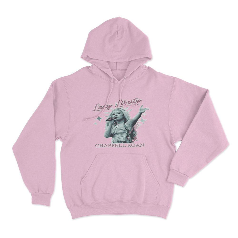 Lady Liberty Hoodie Pink Lady Liberty Hoodie Pink