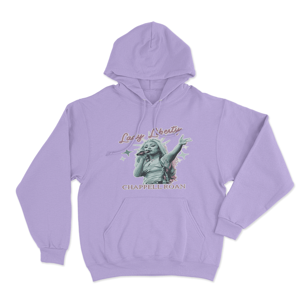 Lady Liberty Hoodie Purple Lady Liberty Hoodie Purple