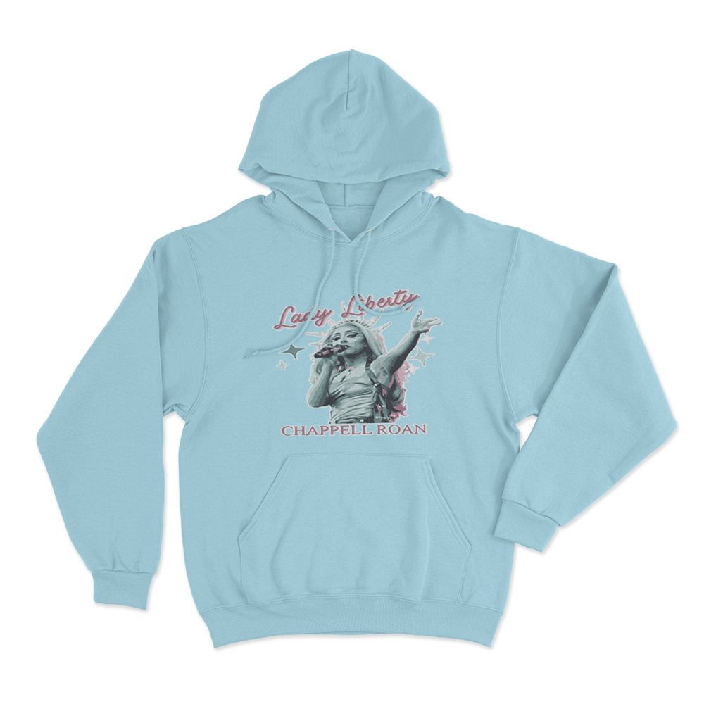 Lady Liberty Hoodie Sky Blue Lady Liberty Hoodie Sky Blue