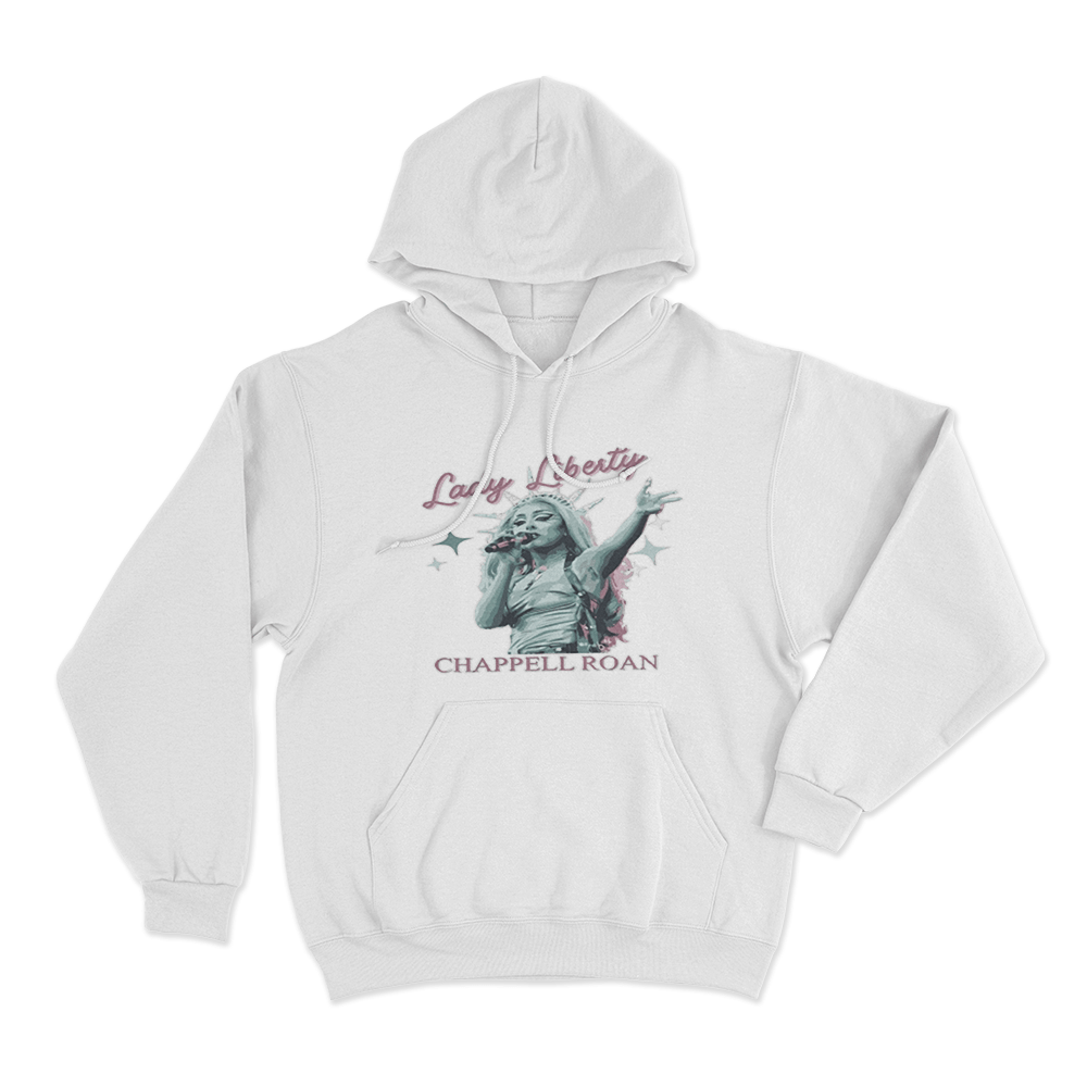 Lady Liberty Hoodie White Lady Liberty Hoodie White