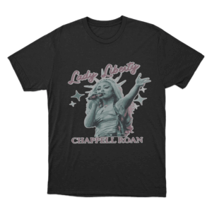 Lady Liberty T Shirt Black