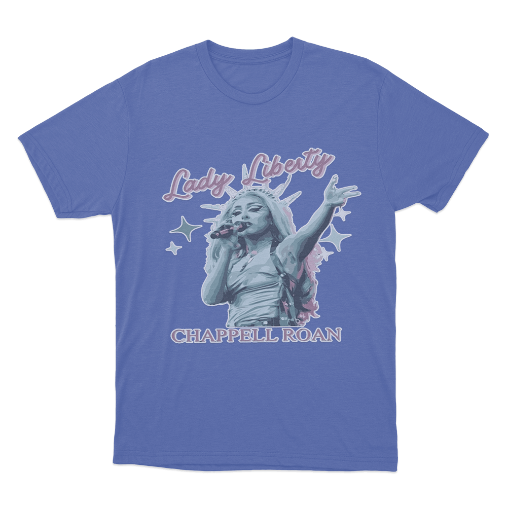 Lady Liberty T Shirt Blue Lady Liberty T Shirt Blue