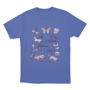 Princess Tour T Shirt Blue
