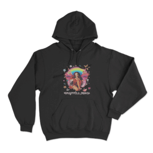 Rainbow Fairy Hoodie Black
