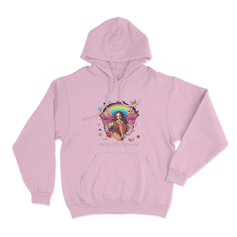 Rainbow Fairy Hoodie Pink Rainbow Fairy Hoodie Pink