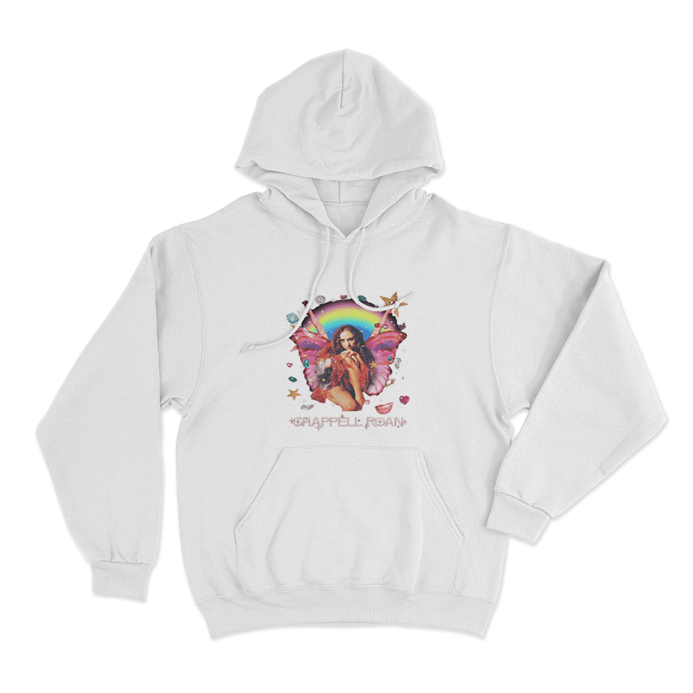 Rainbow Fairy Hoodie White Rainbow Fairy Hoodie White