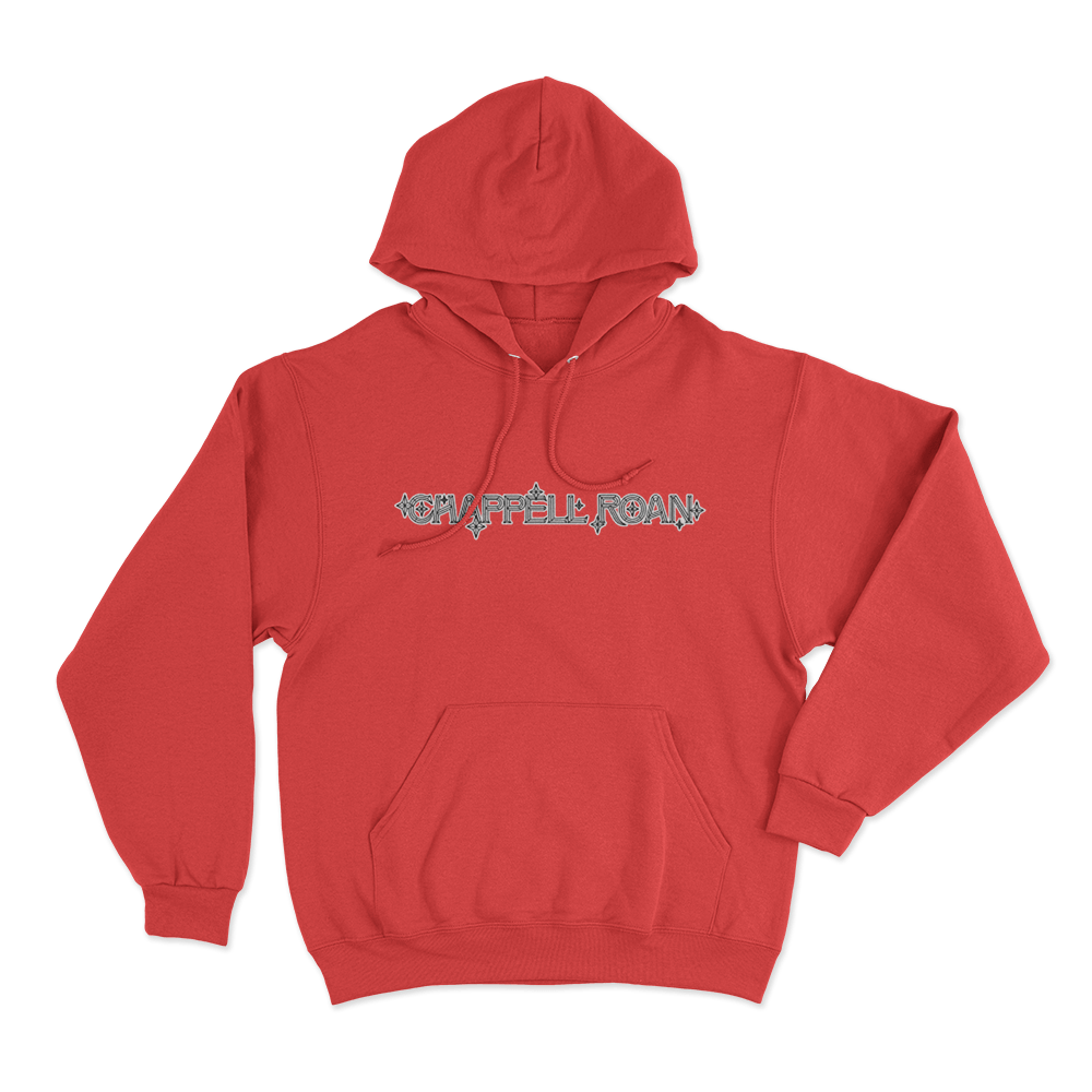 Star Outline Logo Hoodie Red Star Outline Logo Hoodie Red