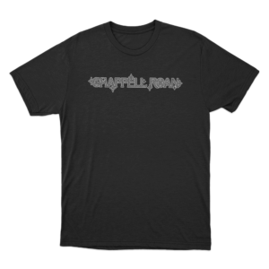 Star Outline Logo T Shirt Black