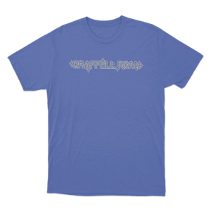 Star Outline Logo T Shirt Blue