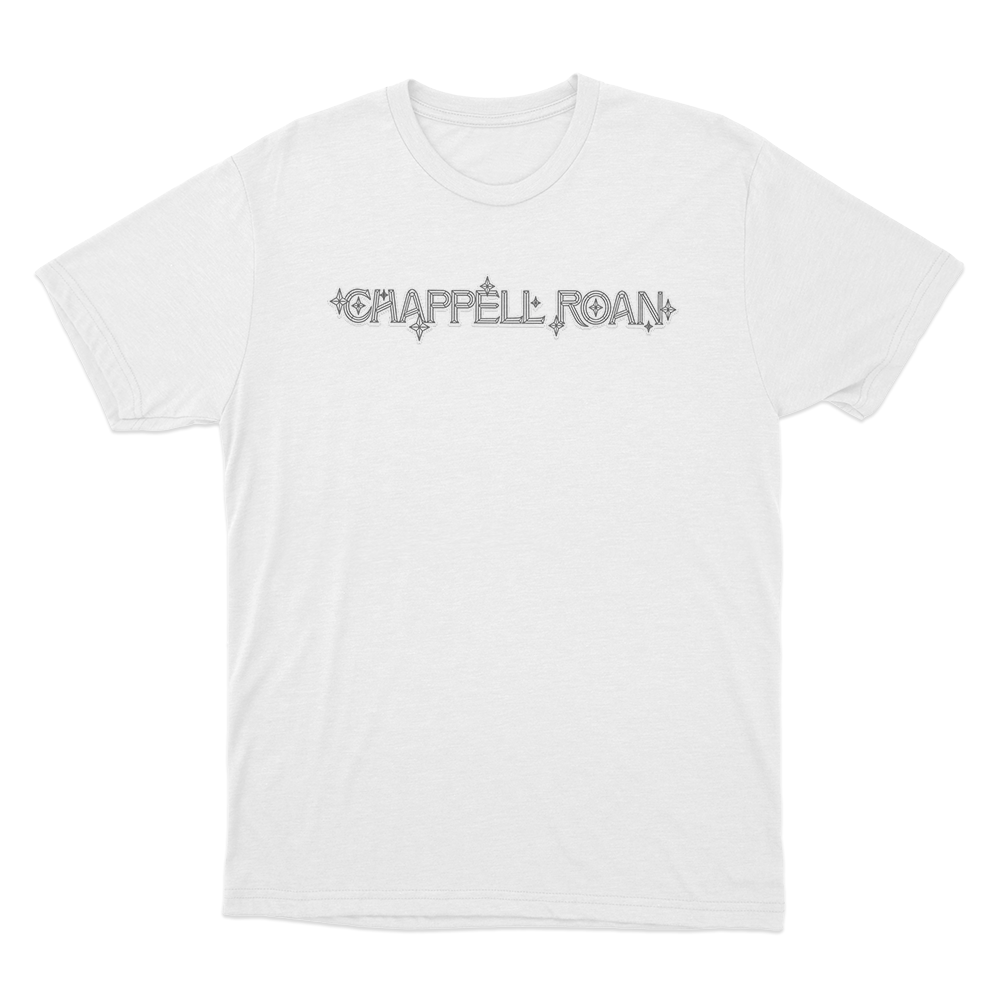 Star Outline Logo T Shirt White Star Outline Logo T Shirt White