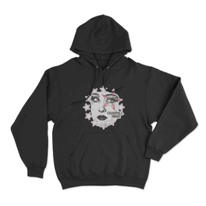 Star Portrait Hoodie Black