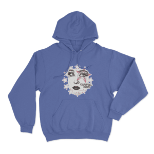 Star Portrait Hoodie Blue